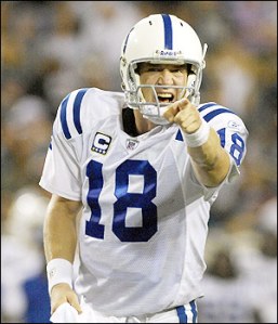peyton manning and the colts look to stay unbeaten when they host alex ...